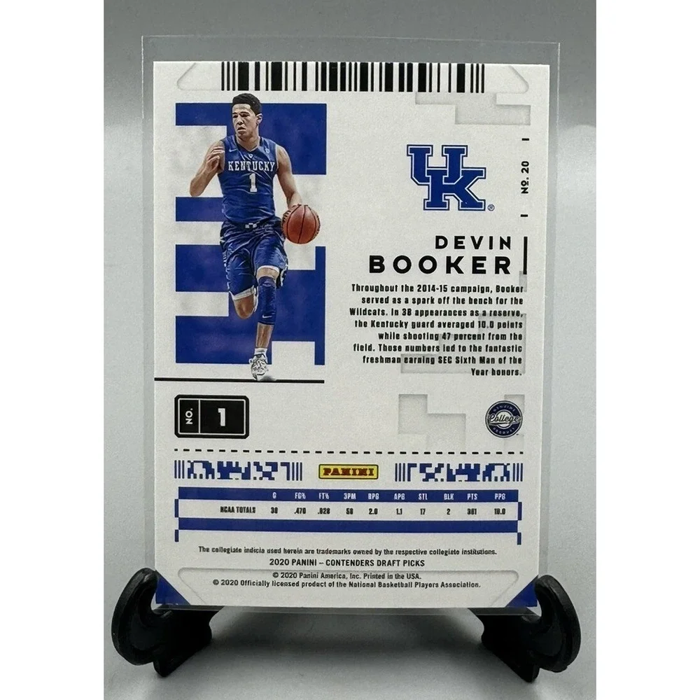 Devin Booker 2020-21‎ Contenders Draft Picks Prospect Ticket Variation Card #20